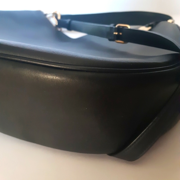 Coach blue/black Nomad hobo leather bag - Picture 5 of 16